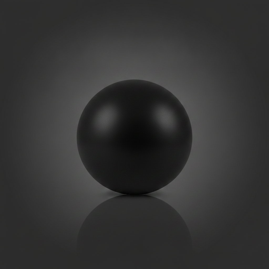 Ballon de Pilates Cantil — NOIR INTENSE