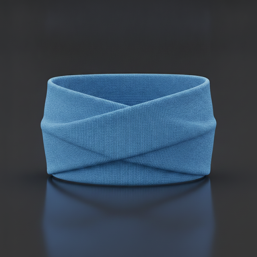 Bandeau de Sport Cascabelle — BLEU CIEL
