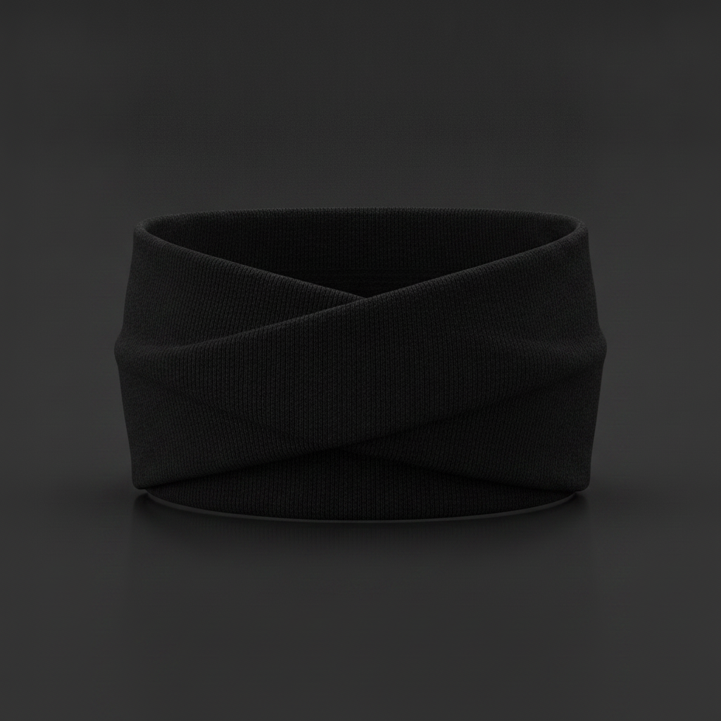 Bandeau de Sport Cascabelle — NOIR INTENSE