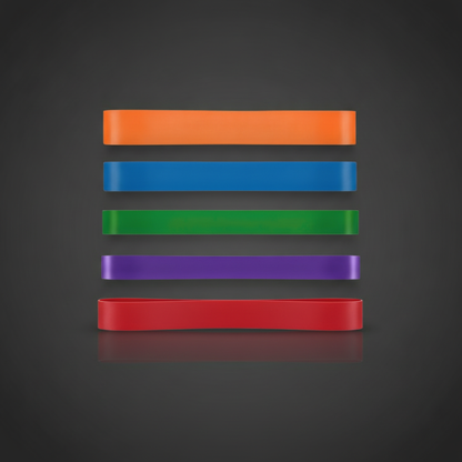 Bandes Élastiques Échis — coloris lot de 5