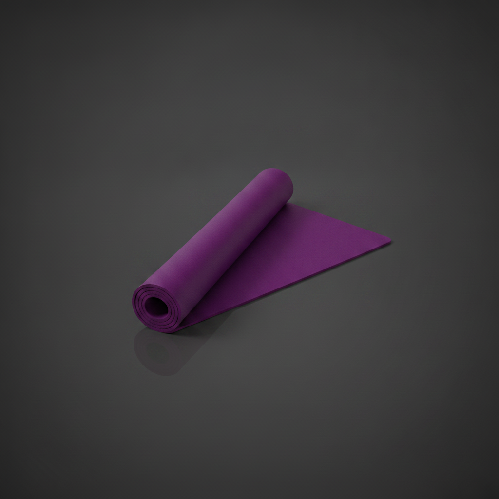 Tapis Fitness Yoga Haje — coloris violet