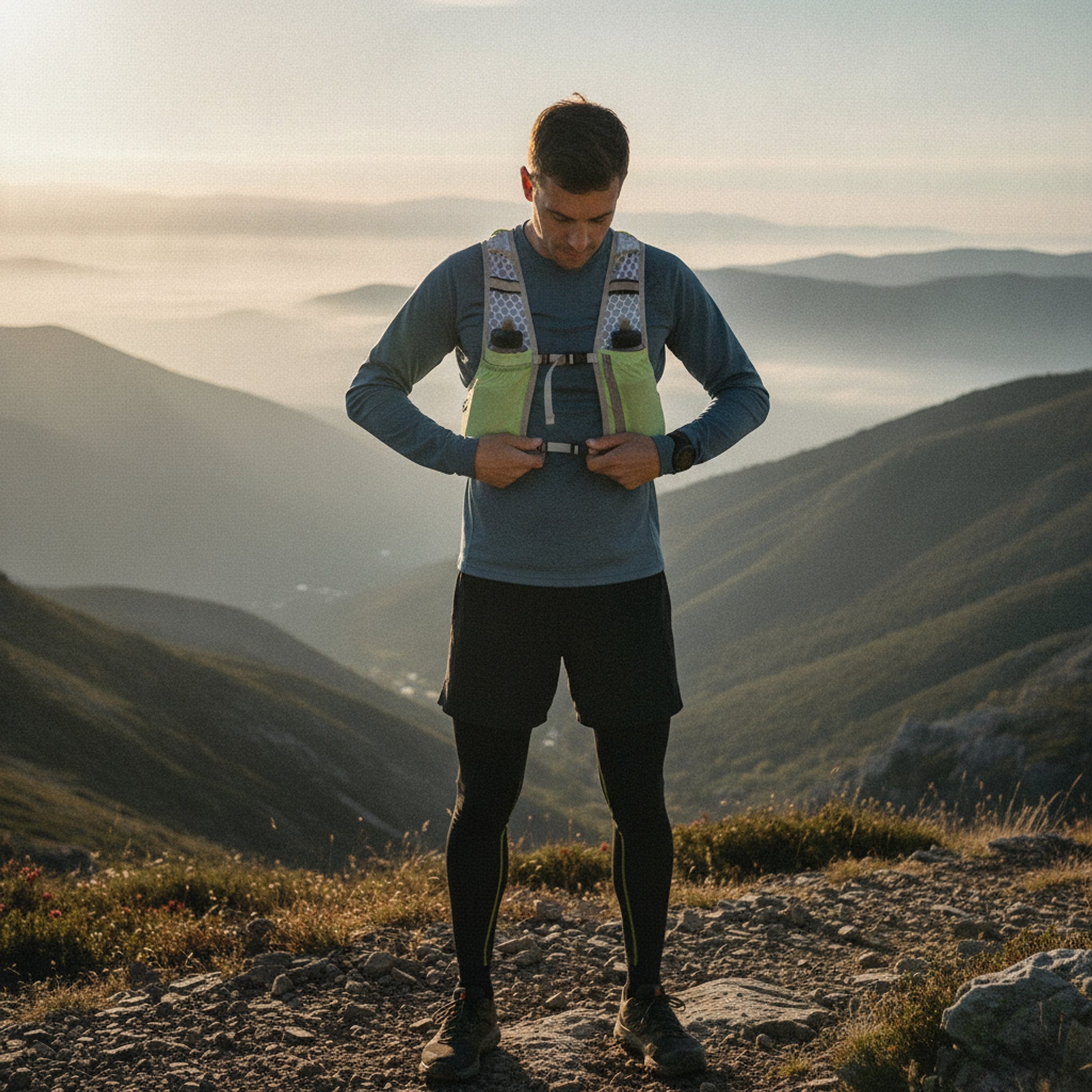 Veste d'Hydratation Liasis — mise en situation (homme)
