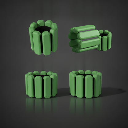 Bandes Lestées de Poignet & Cheville Natrix — coloris vert